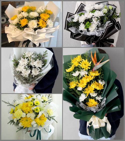 安徽淮南市凤台县丁集乡郭徐村白事花束代送